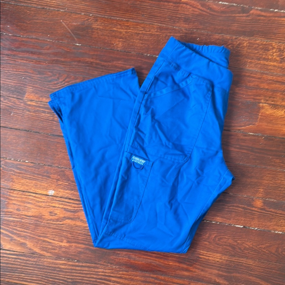 Royal Blue Elastic Waist Scrub Pant